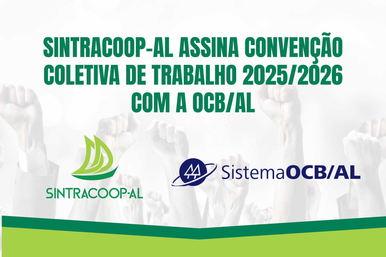 Imagem SINTRACOOP-AL ASSINA CONVENÇÃO COLETIVA DE TRABALHO 2025/2026