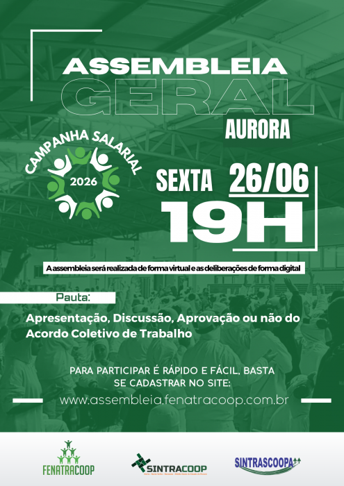 Imagem ASSEMBLEIA GERAL AURORA